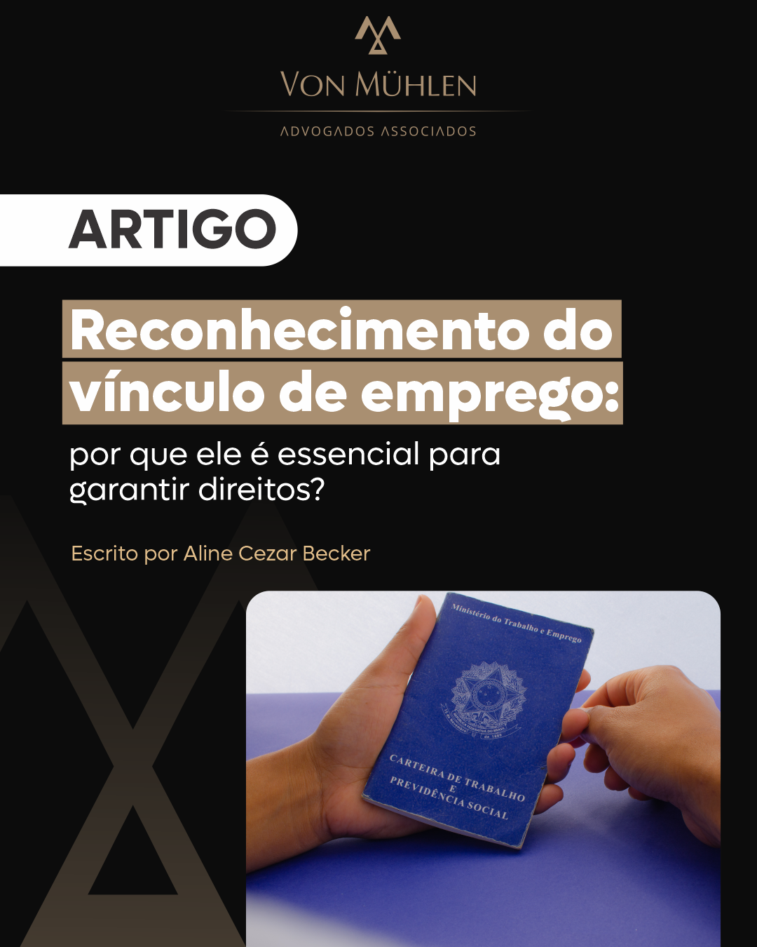 RECONHECIMENTO DO VÍNCULO DE EMPREGO: POR QUE ELE É ESSENCIAL PARA GARANTIR DIREITOS?